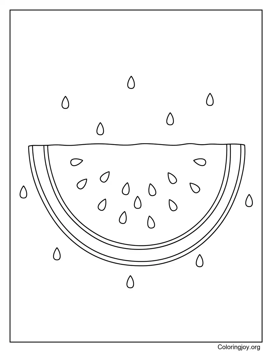 Sommerliche Wassermelonenszene