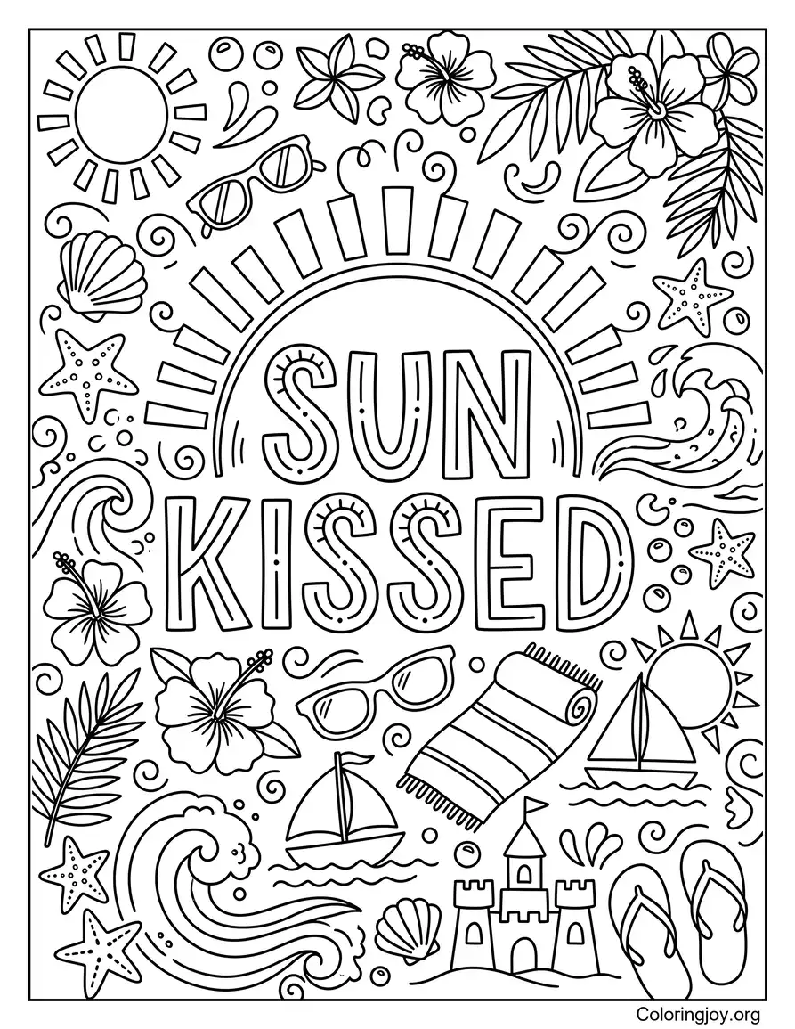Sun Kissed Summer Printables