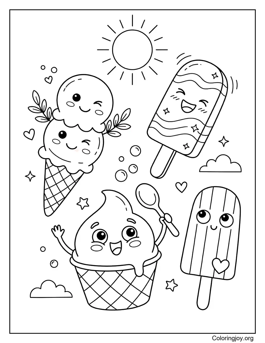 Sweet Summer Ice Cream Theme