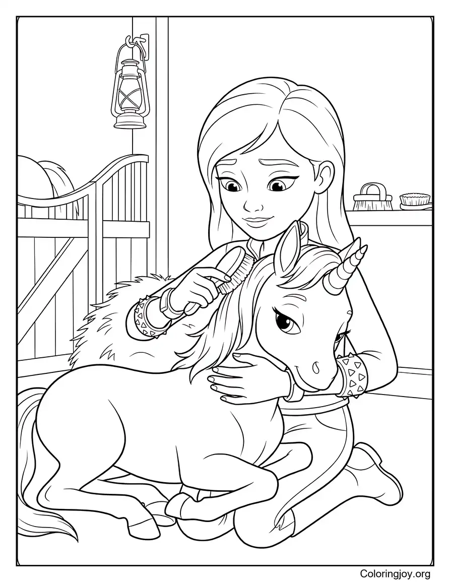 Prendre soin d'un bébé licorne