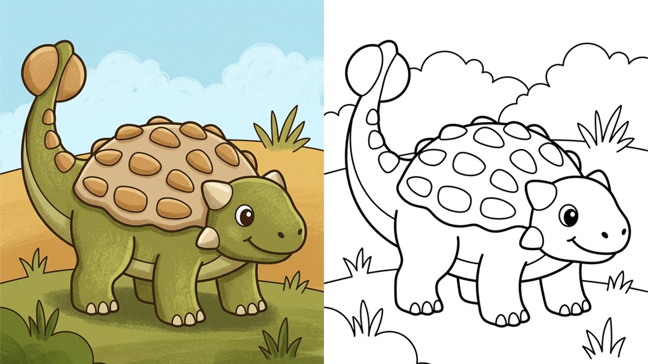 Ankylosaurus Coloring Pages | 26+ Free Printable PDFs For Kids and Adults