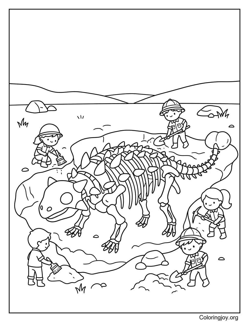 Fossil Discovery Ankylosaurus