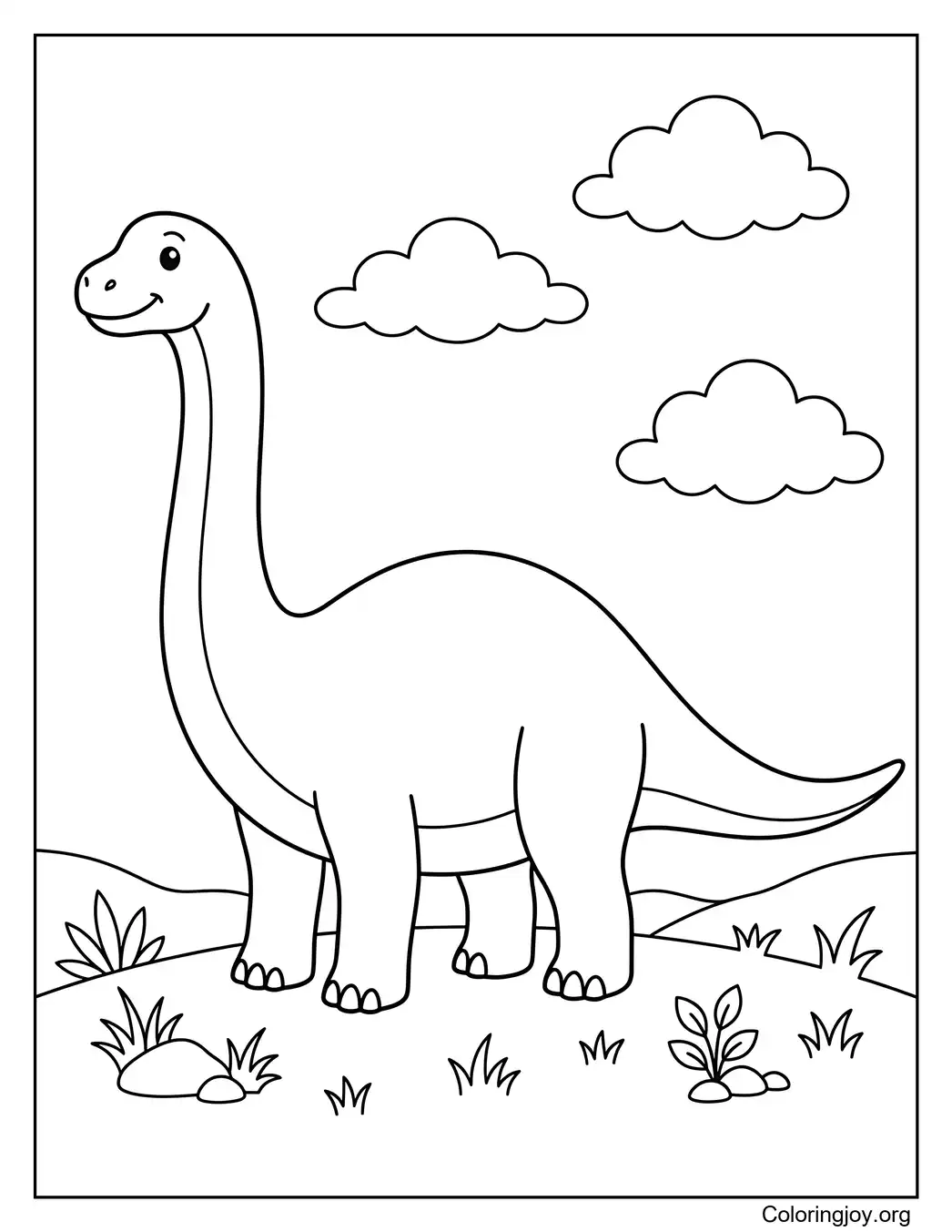 Cloudy Brontosaurus Day