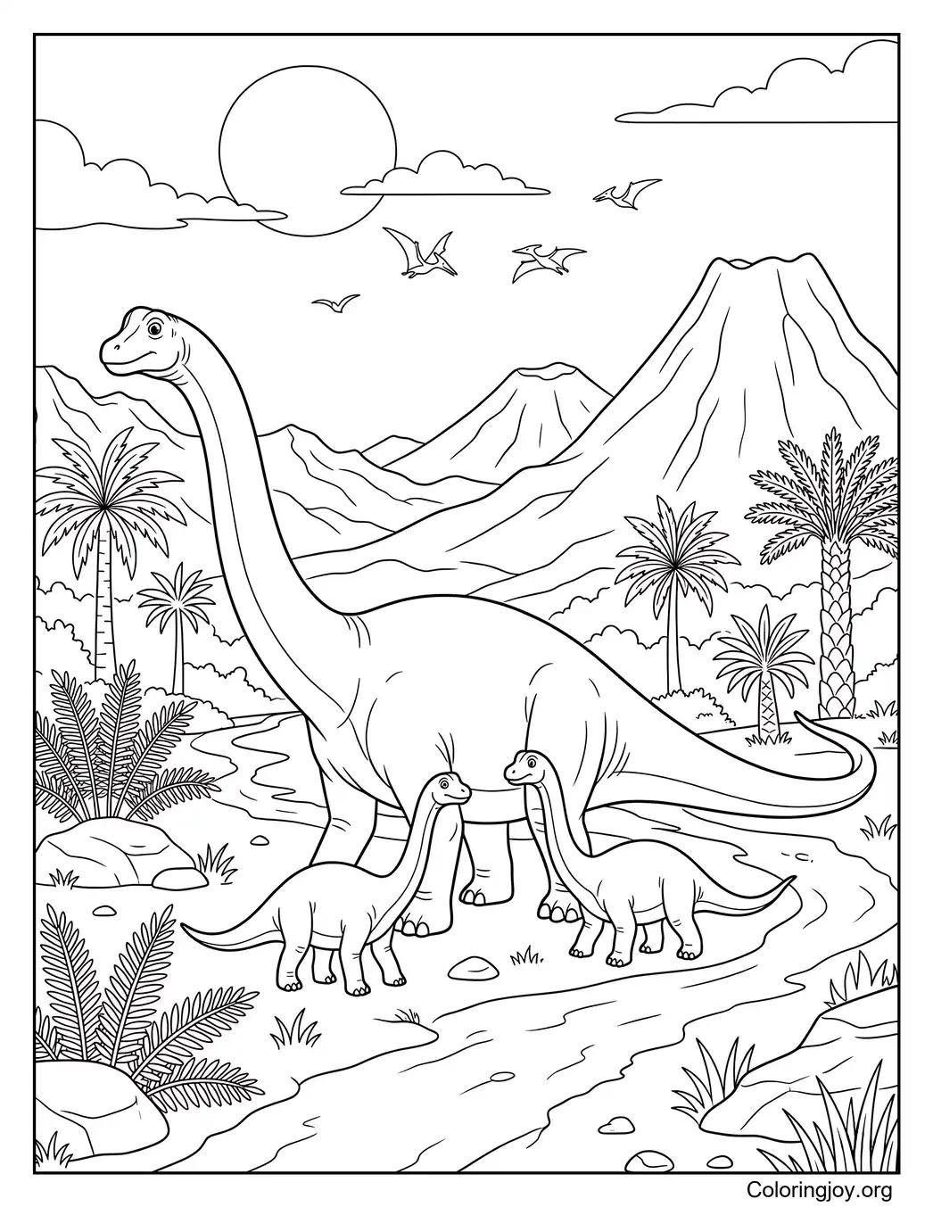 Jurassic Brontosaurus Adventure