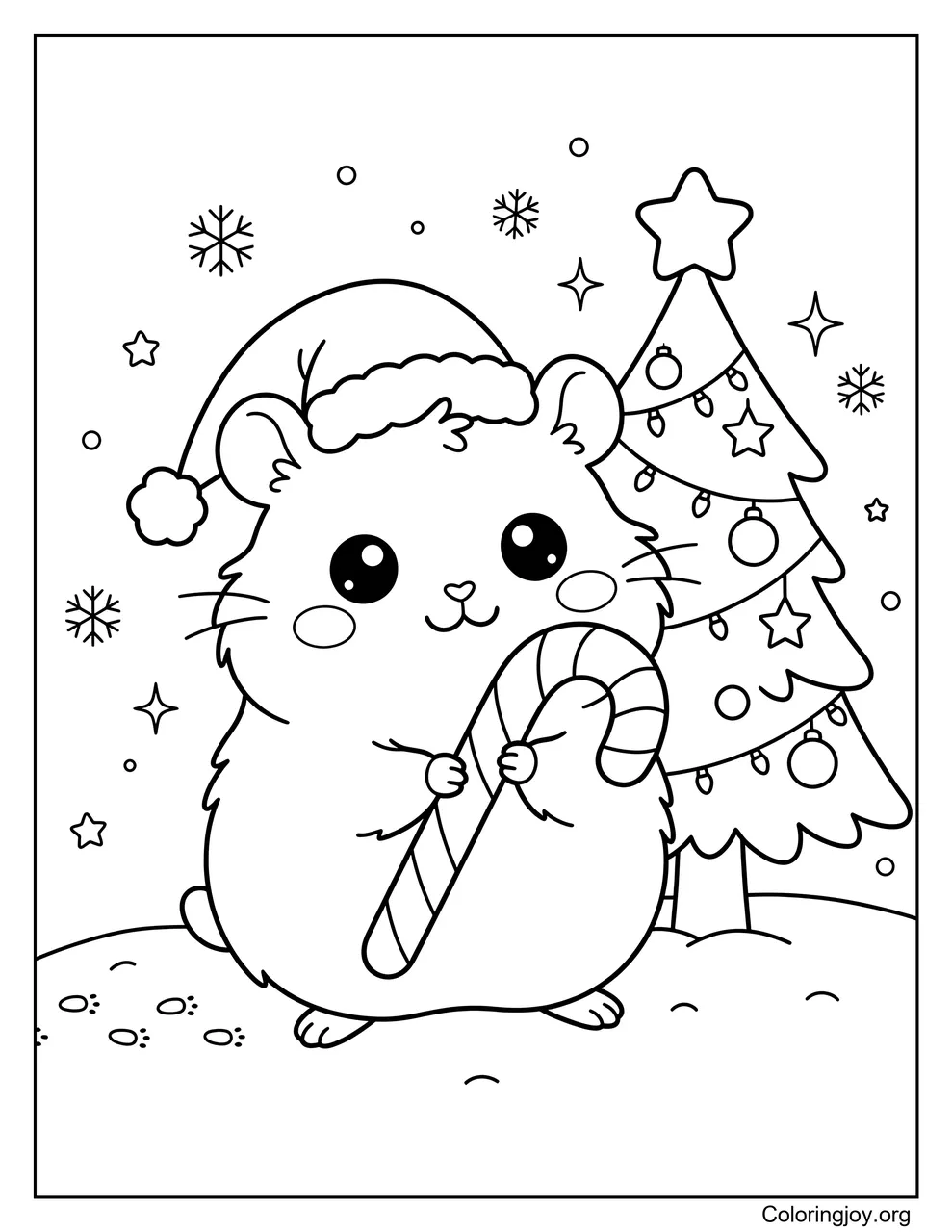 Hamster de Noël
