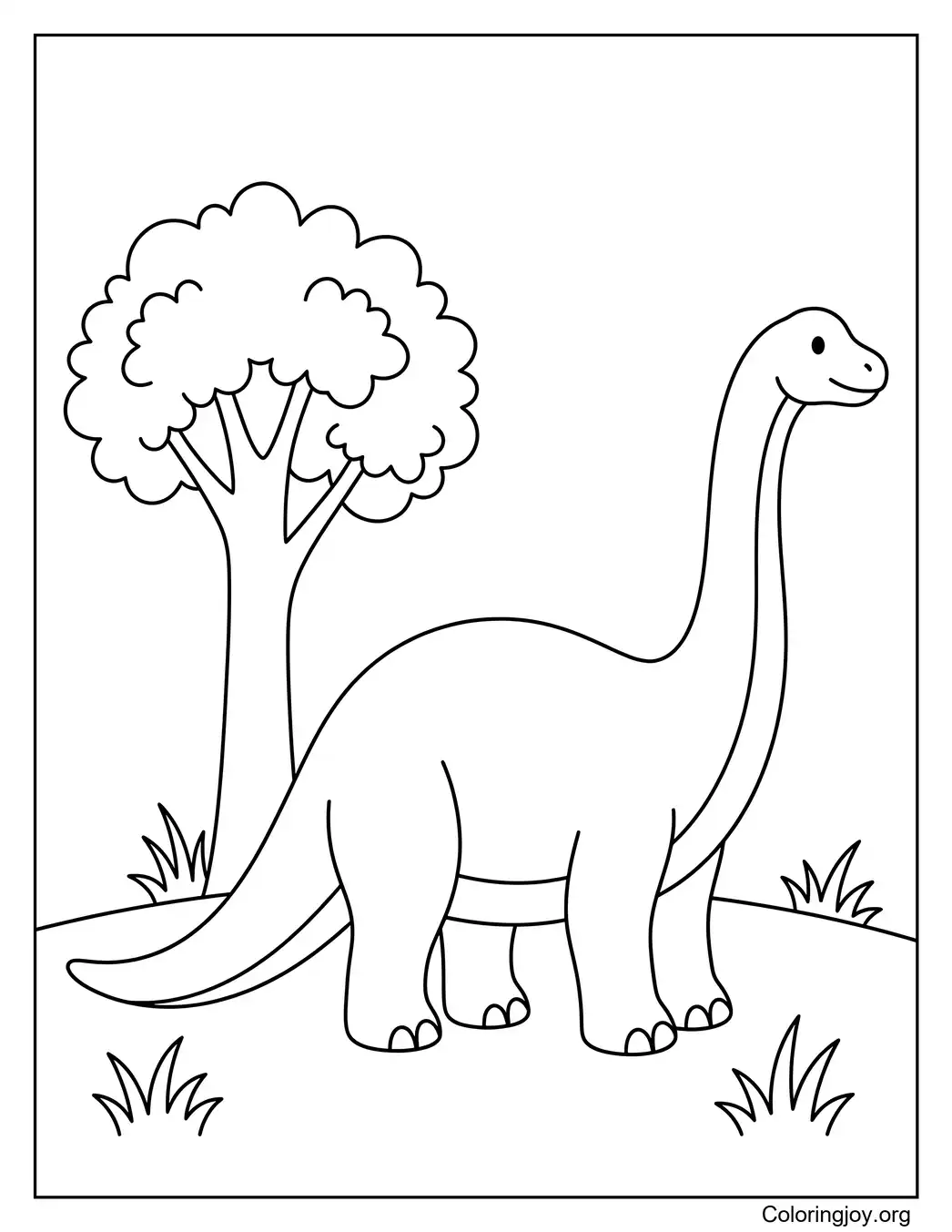 Brontosaurus by Tree