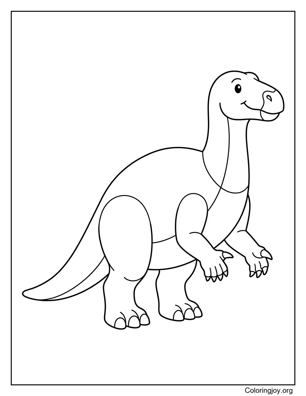 Easy Iguanodon Dinosaur