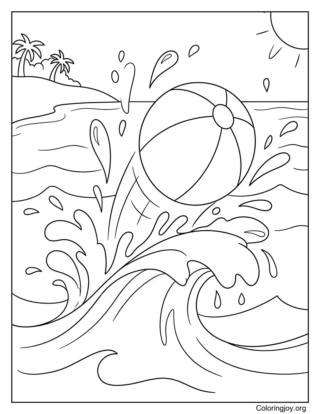 Aventura con pelotas de playa