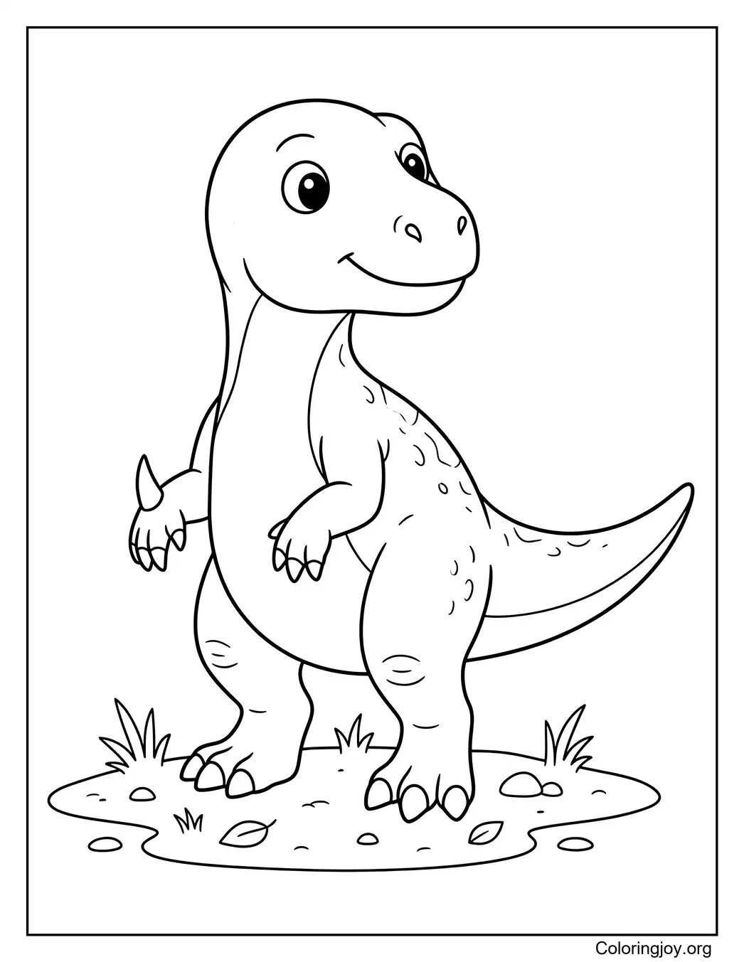 Bebé dinosaurio Iguanodon