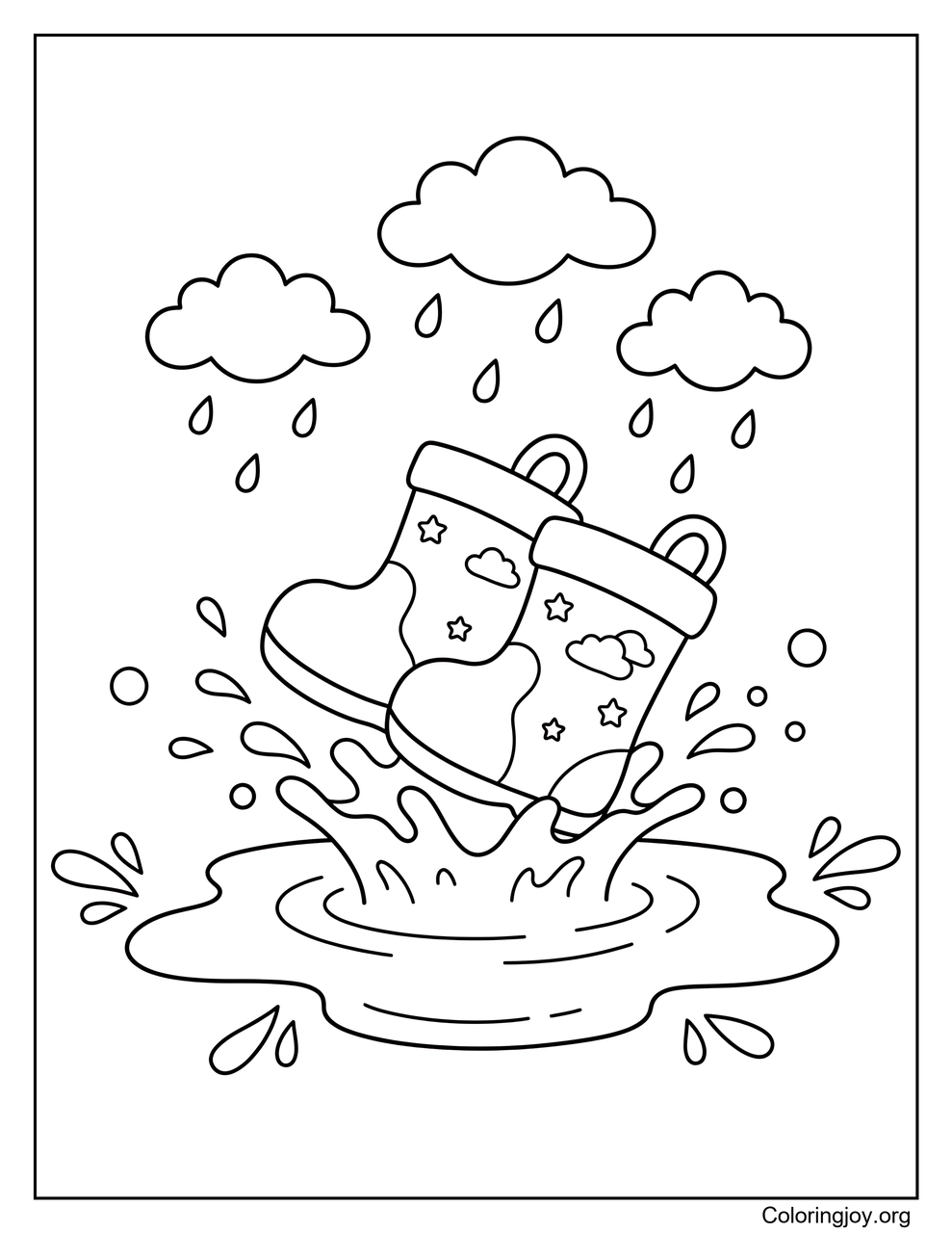 Botas de lluvia para salpicaduras