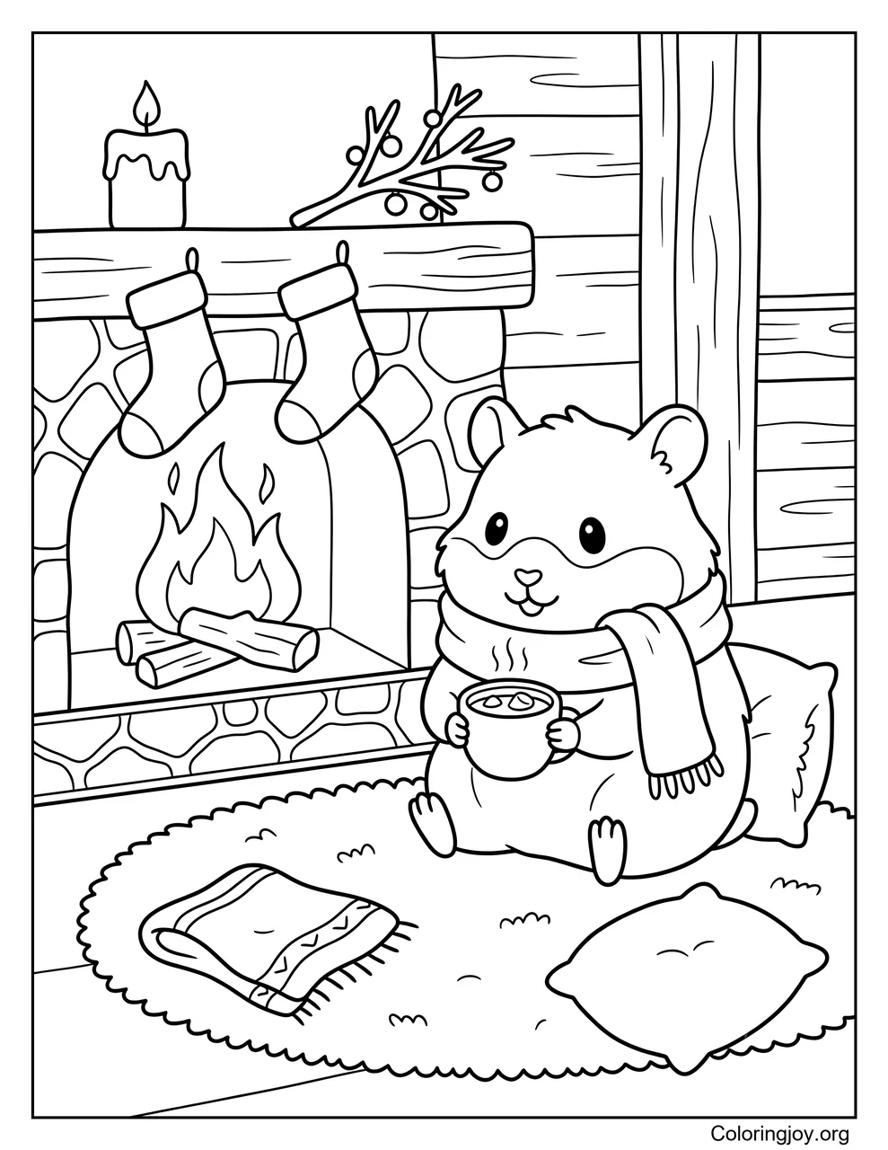 Chimenea De Hámster Invierno