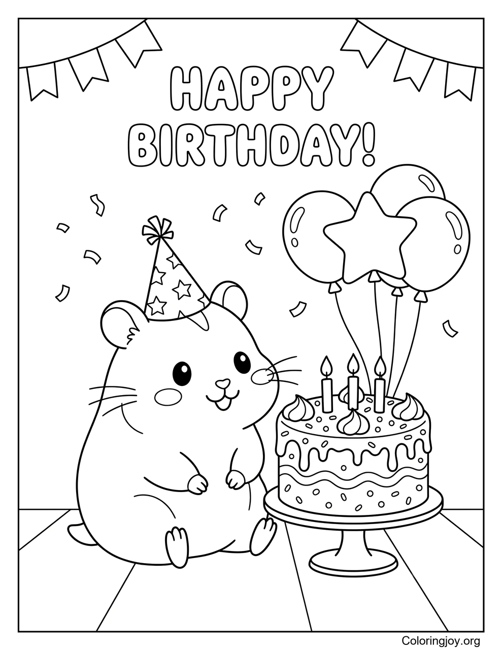cumpleaños de hámster