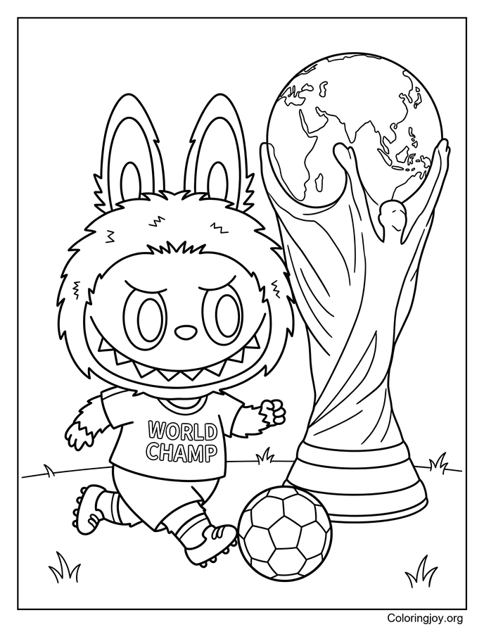 El Trofeo del Campeonato Mundial Labubu