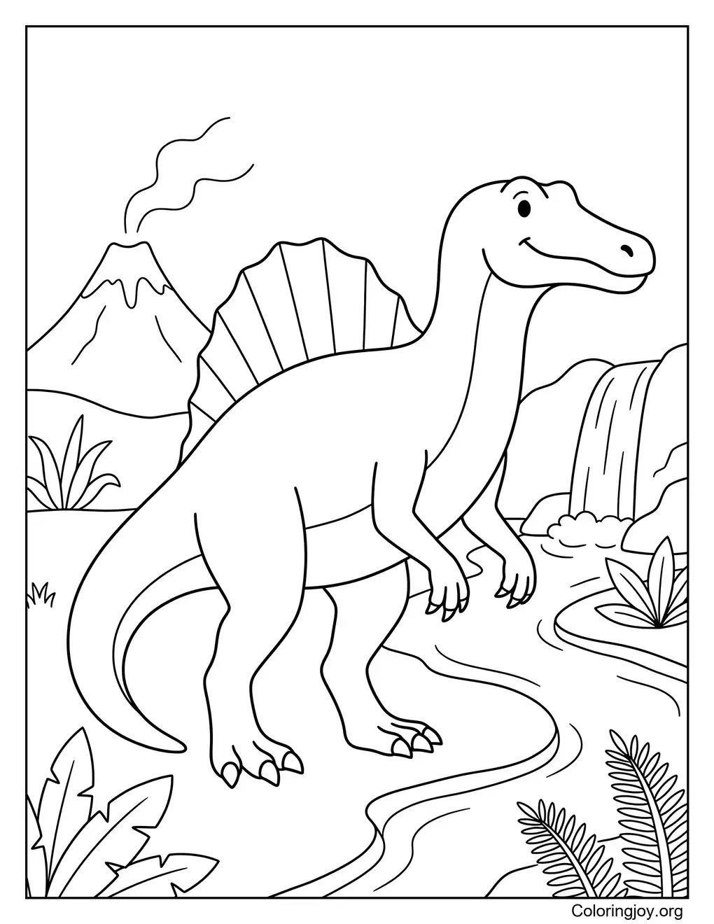 Espinosaurio simple