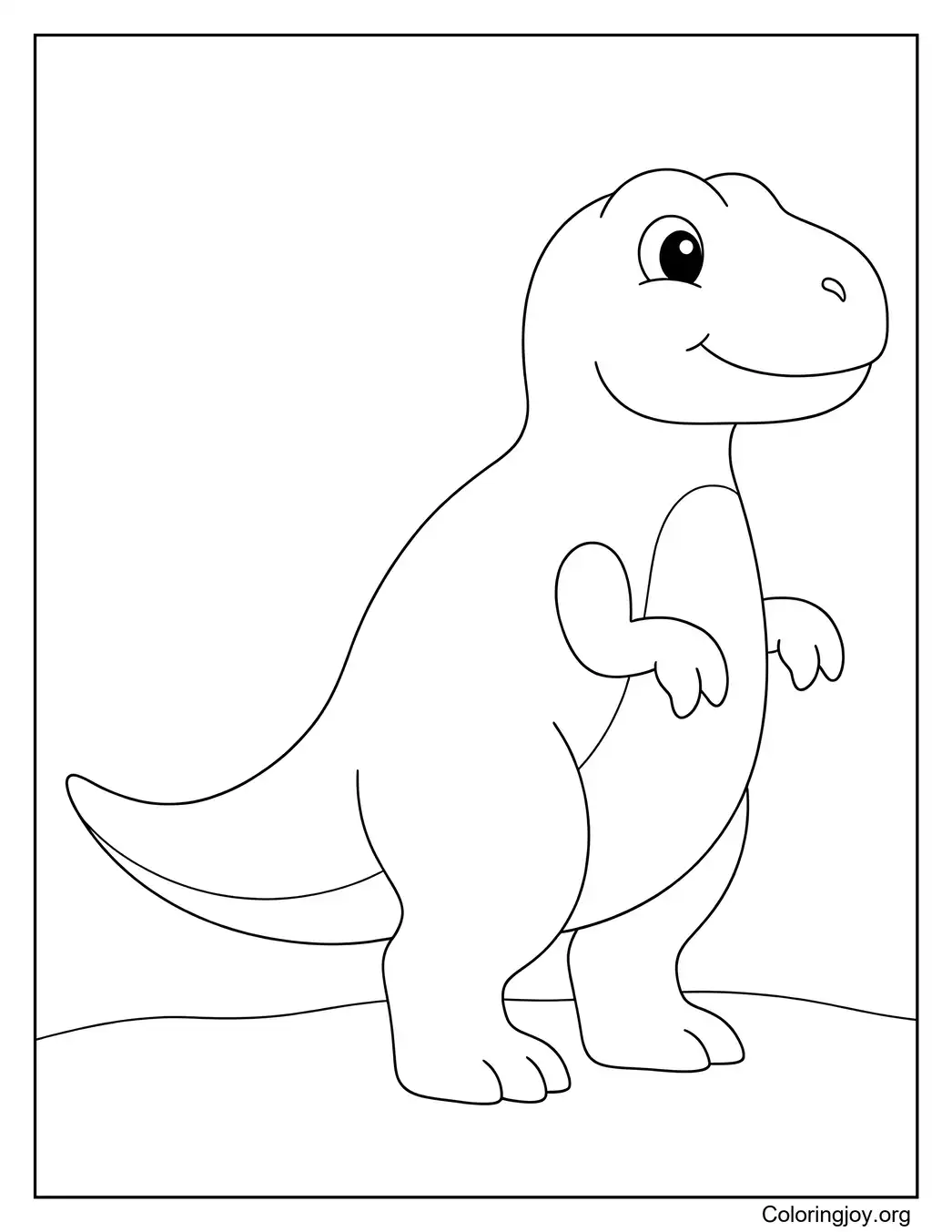 Giganotosaurio fácil para niños pequeños