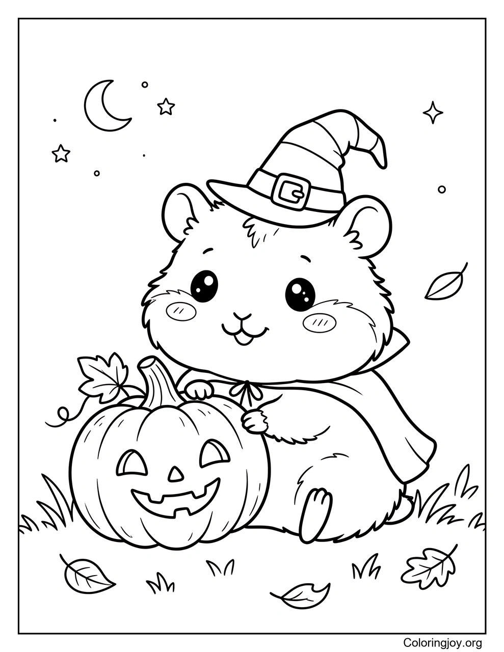Hámster de Halloween