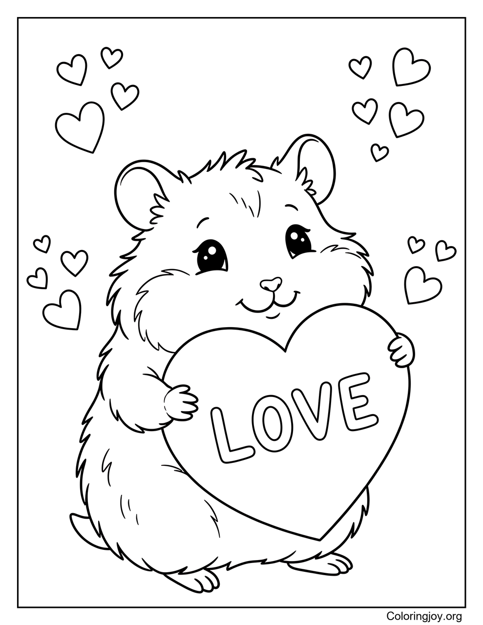 Hámster de San Valentín