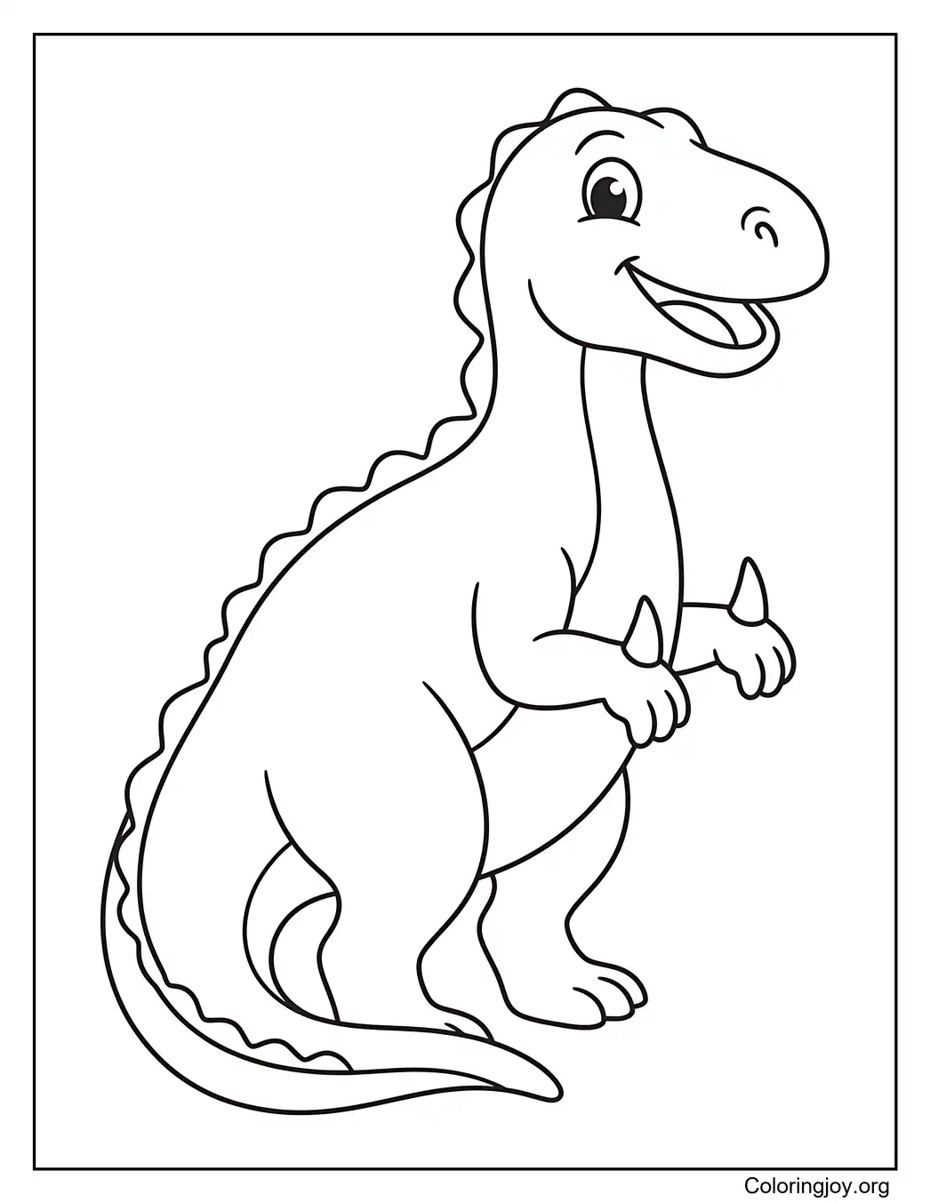 Iguanodonte de dibujos animados