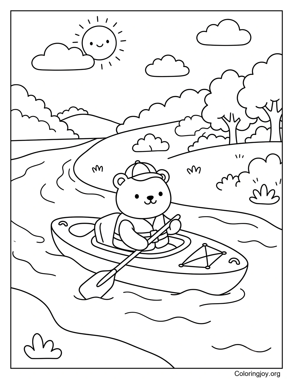 Kayak en el río