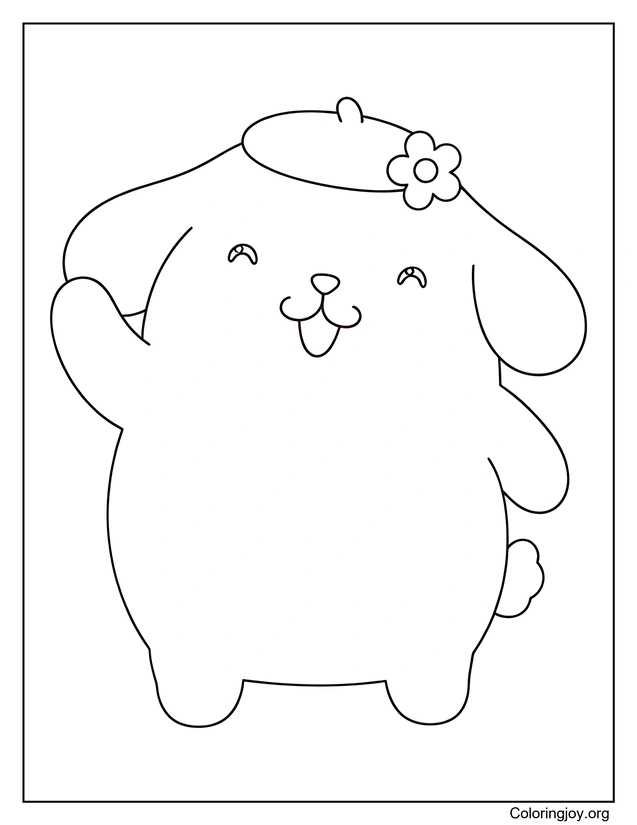 Un saludo amistoso de Pompompurin