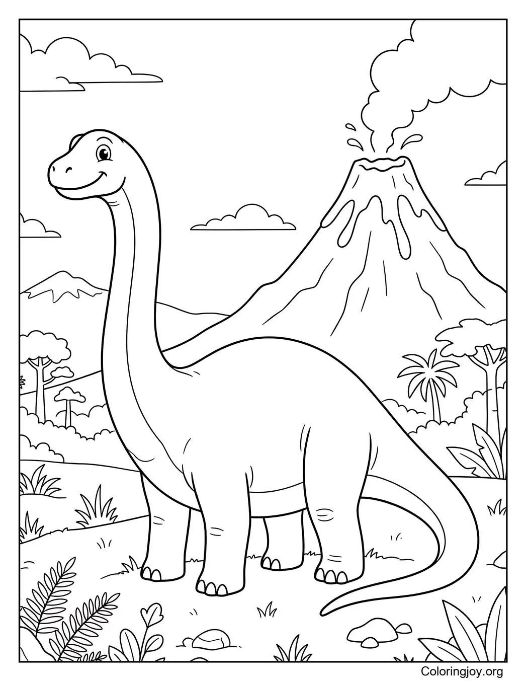 Viaje al volcán Brontosaurio