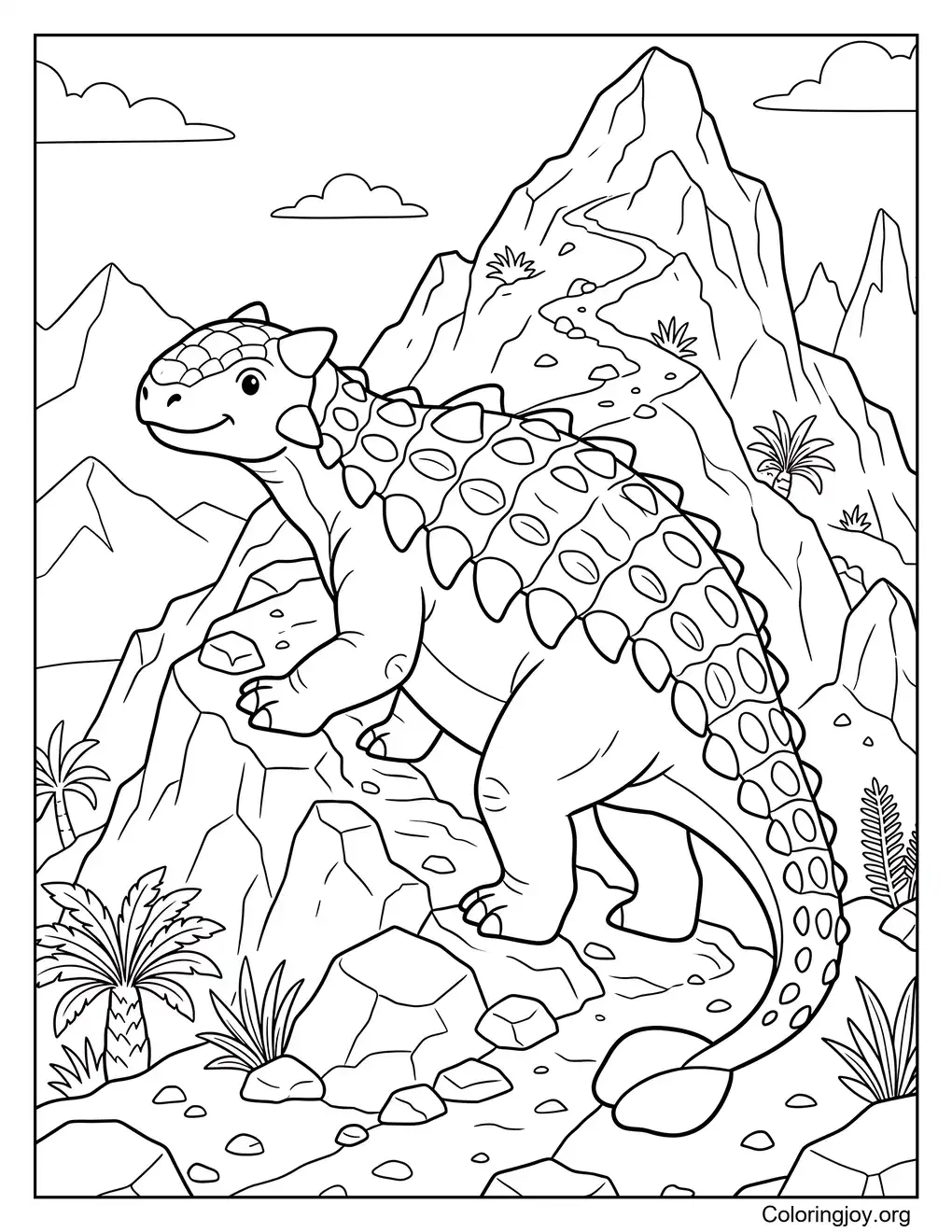 Viaje de montaña Ankylosaurus