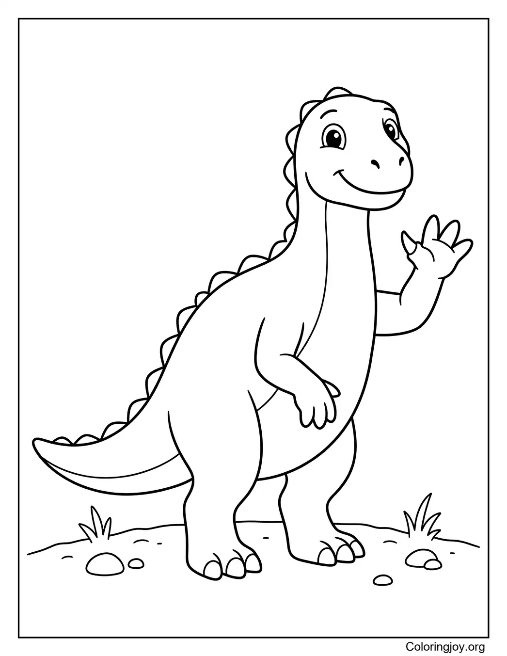 Friendly Iguanodon