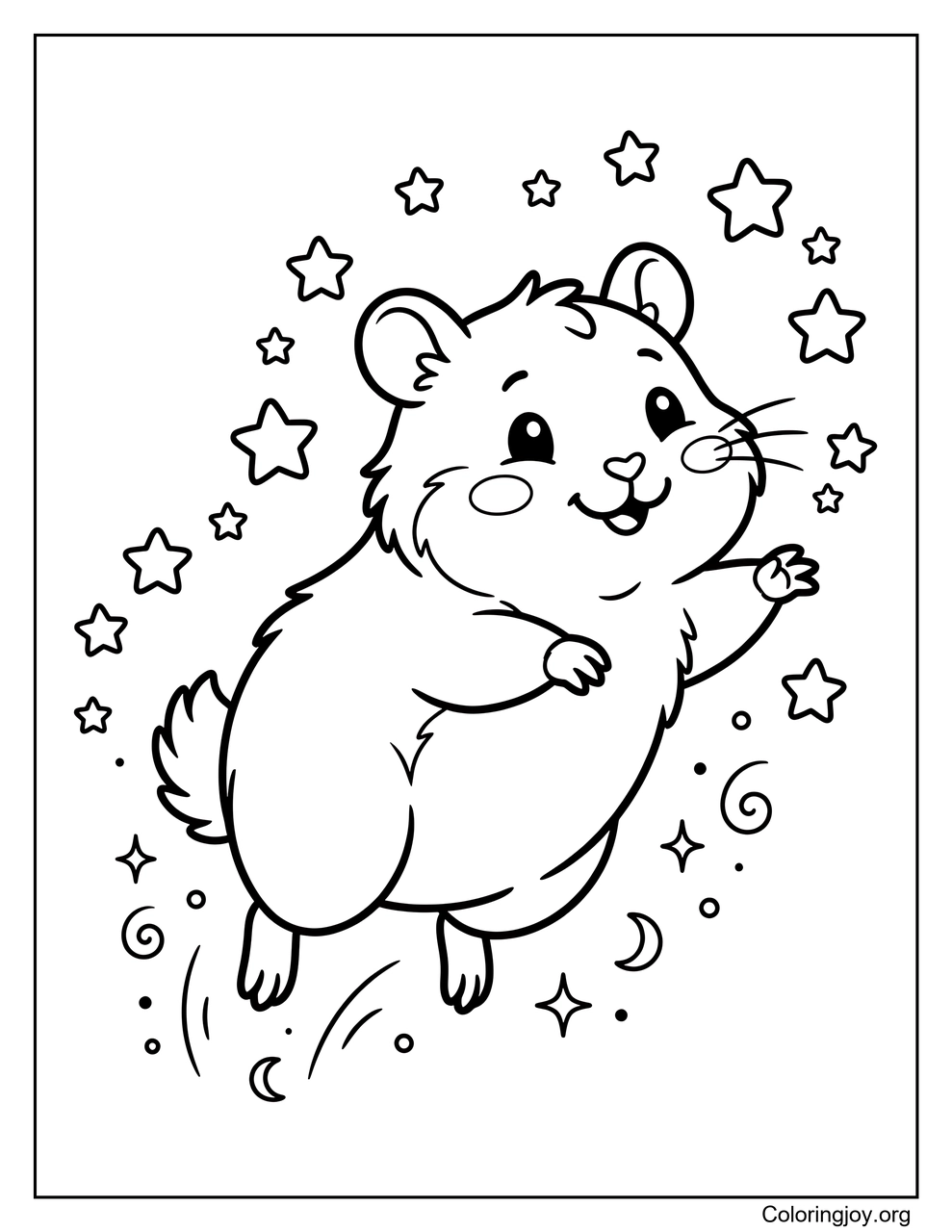 Hamster imprimable pour les enfants
