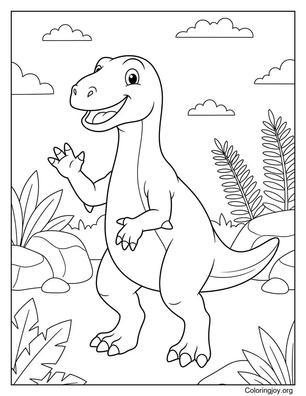 Happy Iguanodon