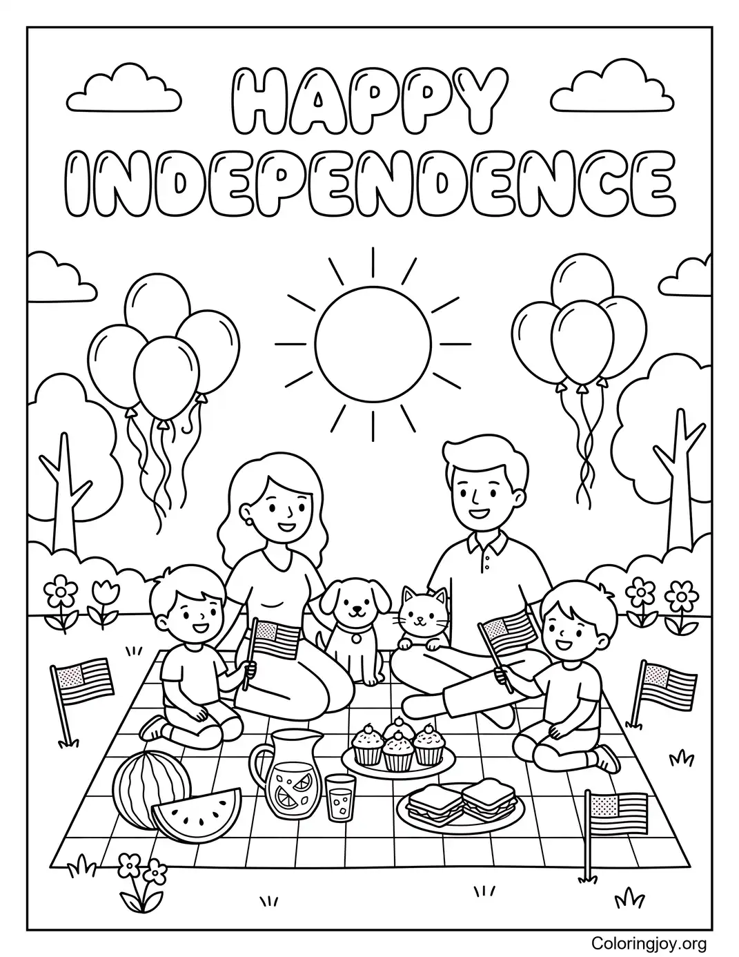 Happy Independence Picnic Day