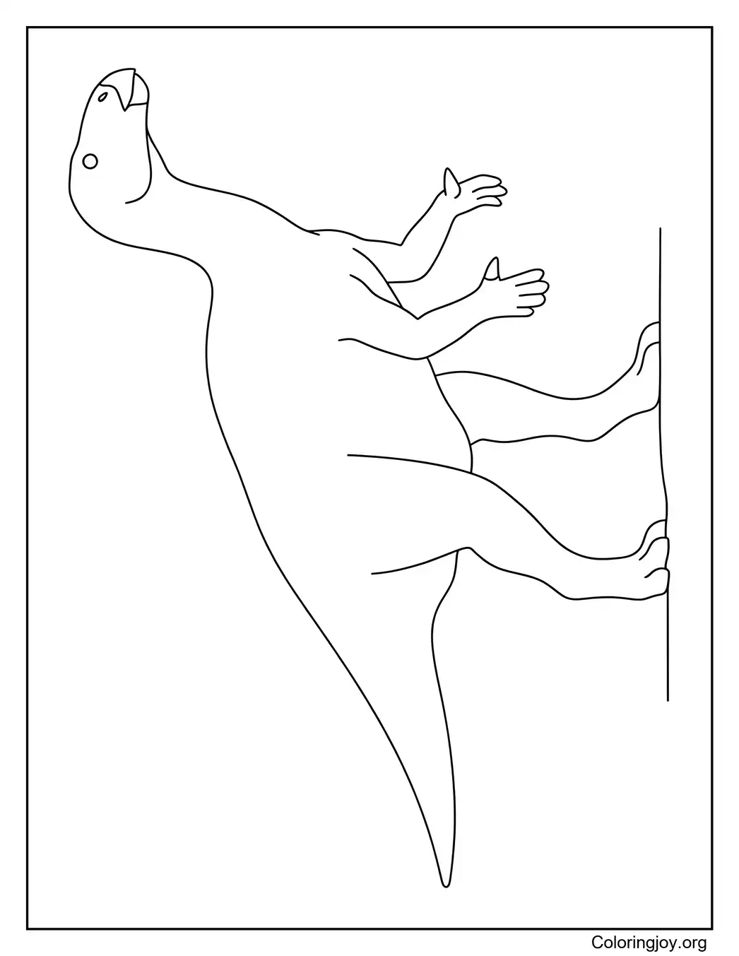 Iguanodon Outline