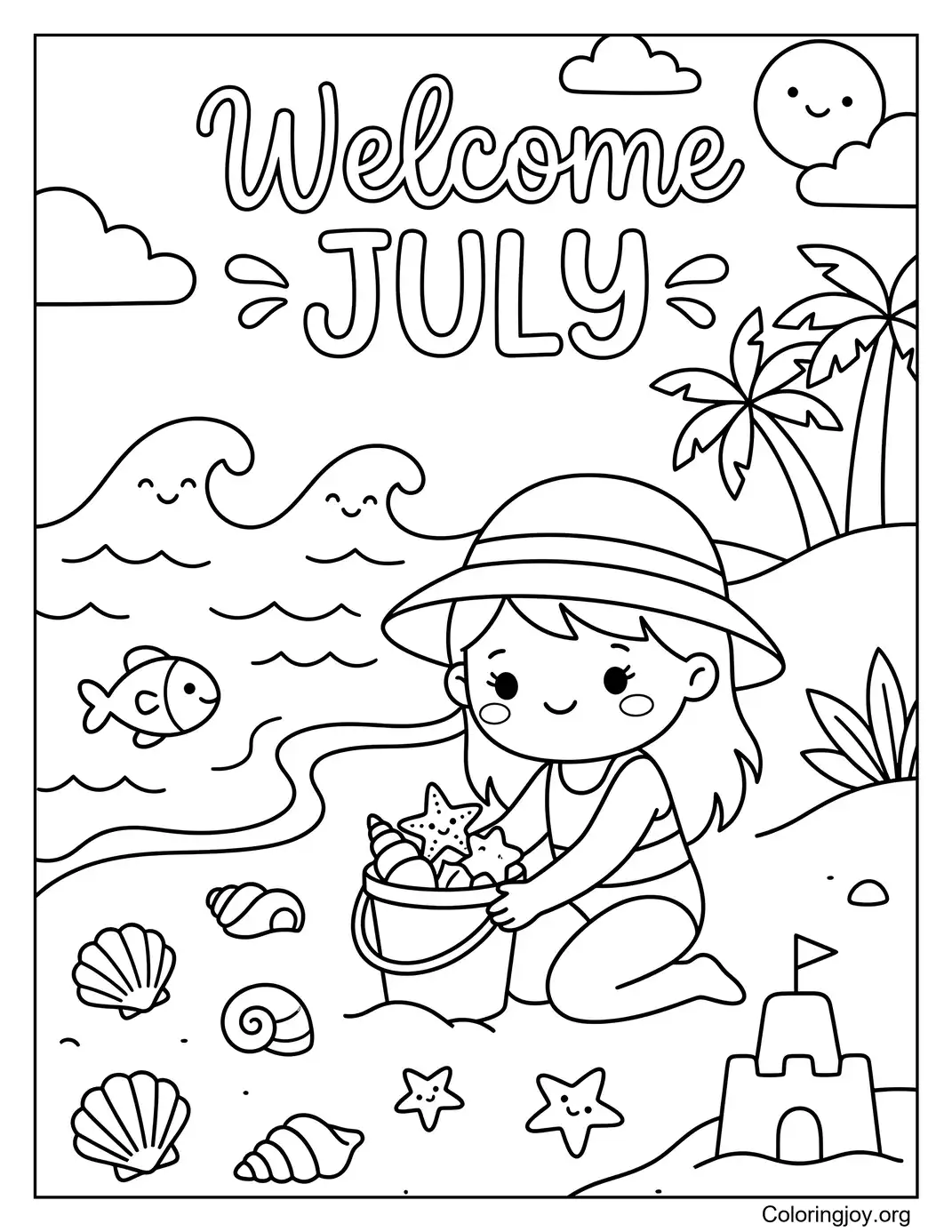 July Seashell Treasures