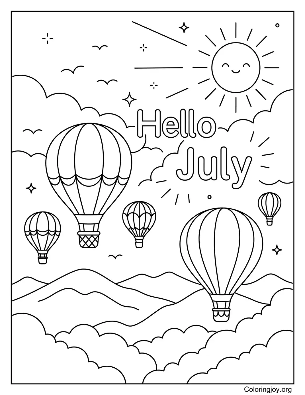 July Sunrise Balloon Flight