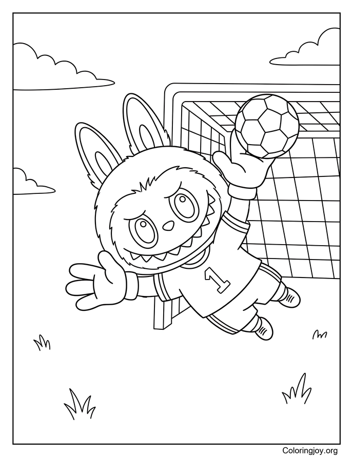 Parata del portiere di Labubu
