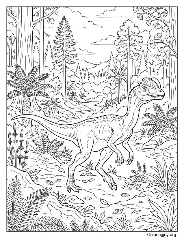 Paleoart Dilophosaurus