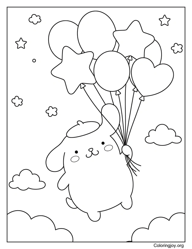 Pompompurin's Balloon Celebration
