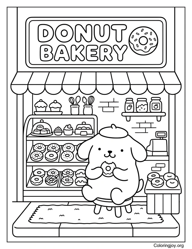 A Sweet Stop for Pompompurin