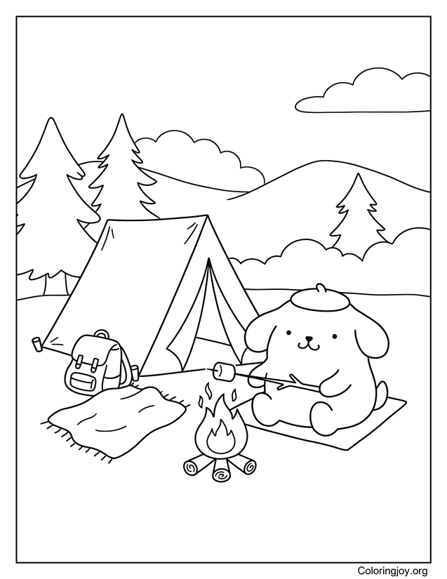 Exploring the Outdoors with Pompompurin