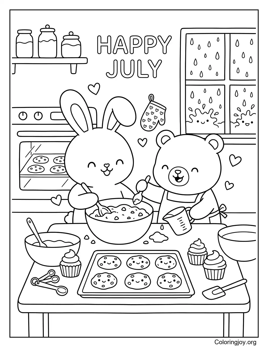 Rainy Day Cookie Baking