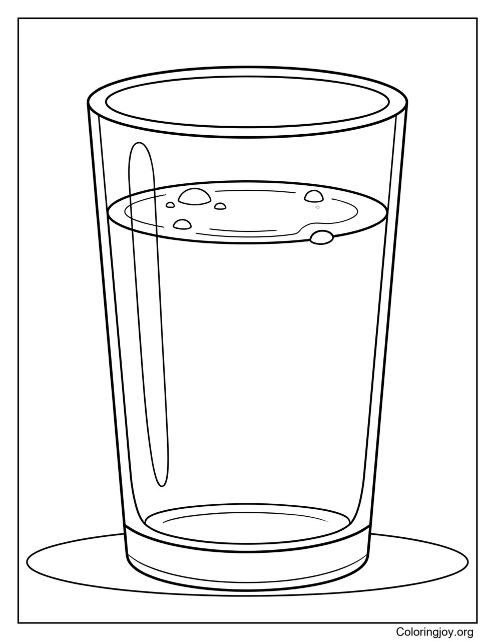 Wasser in einem Glas