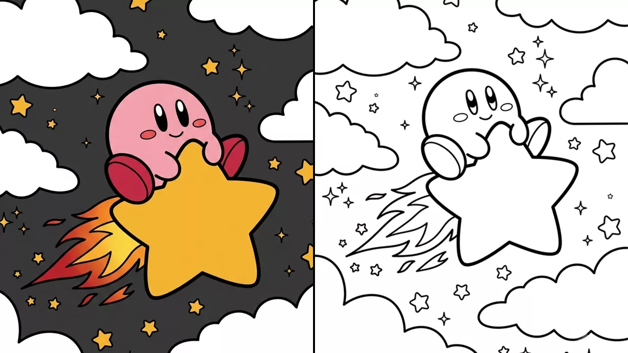 Kirby Coloring Pages | 34 Free Printable PDFs