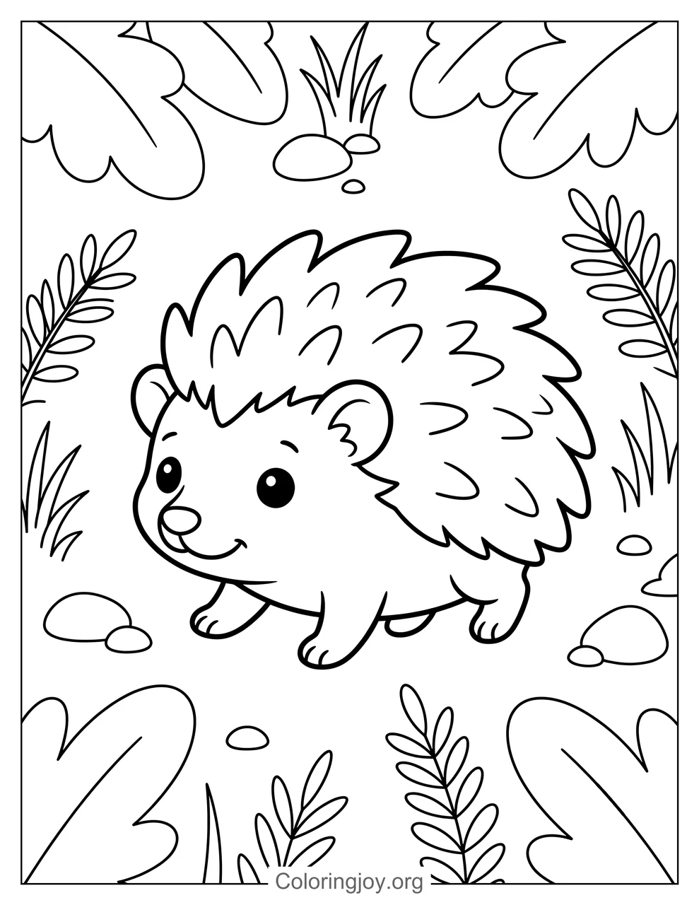 33 paginas para colorear de erizo
