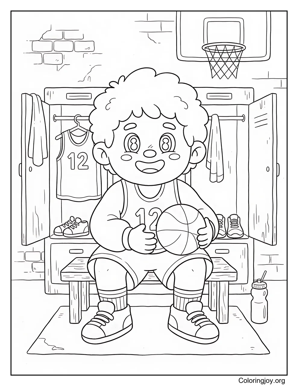 Basketball Locker Room
