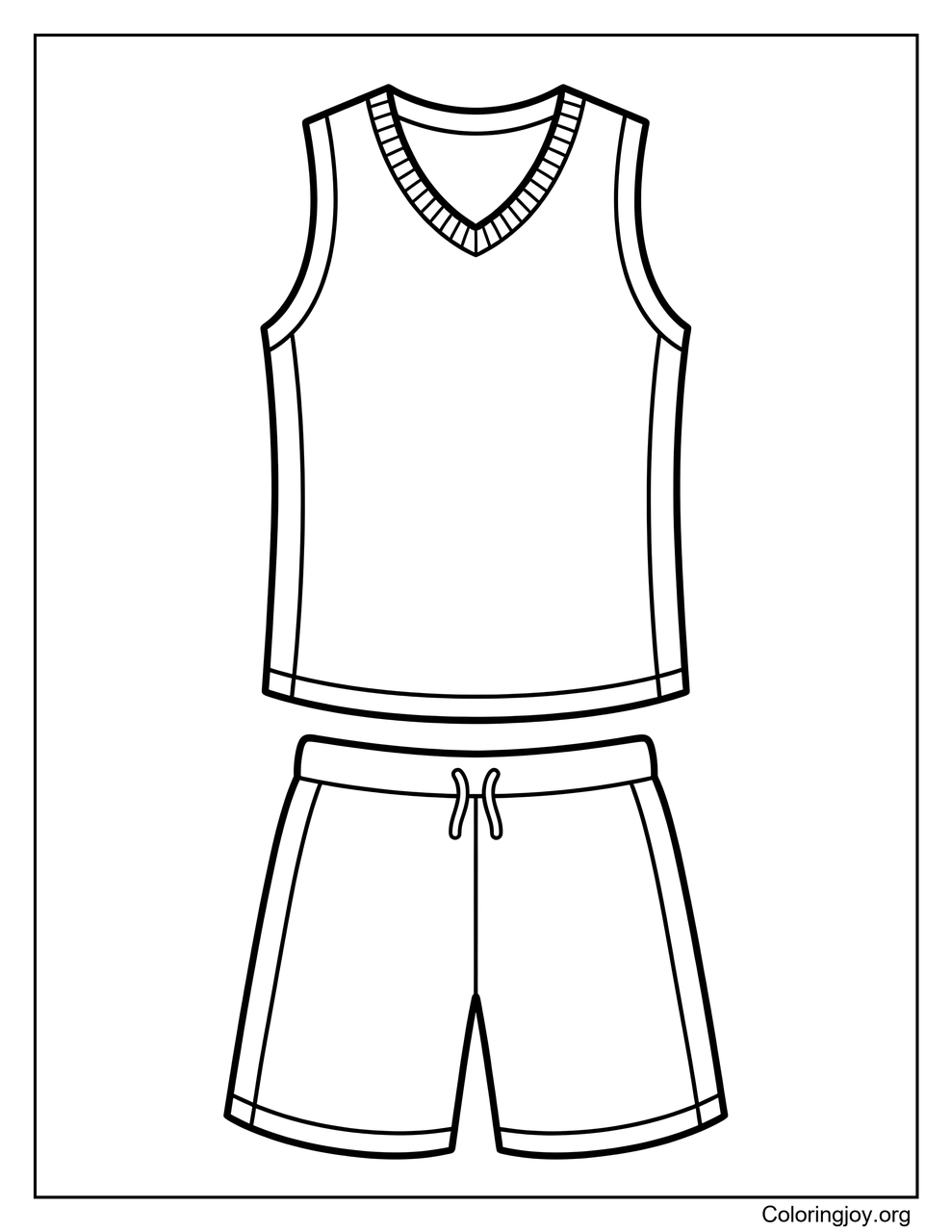Blank Basketball Jersey