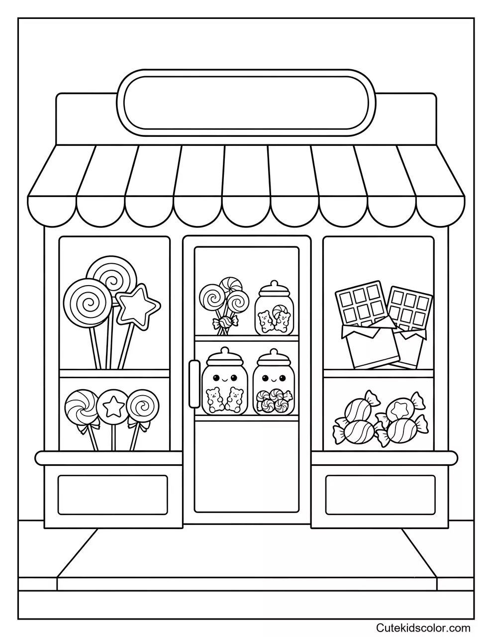 Candy Shop Full of Lollipops