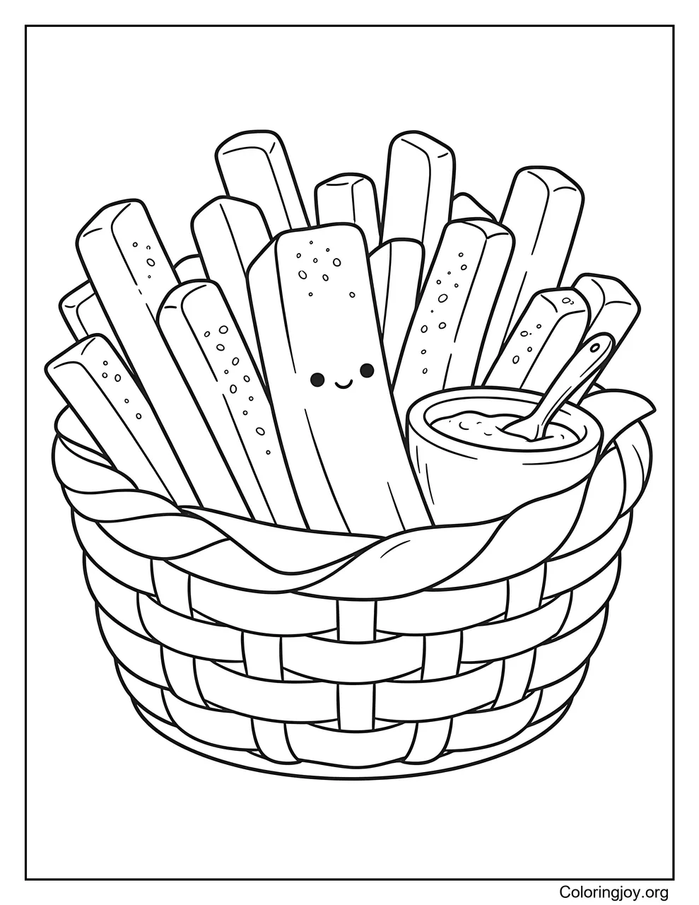 Cartoon French Fries