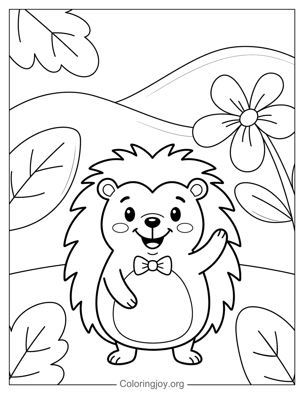 Cartoon Hedgehog