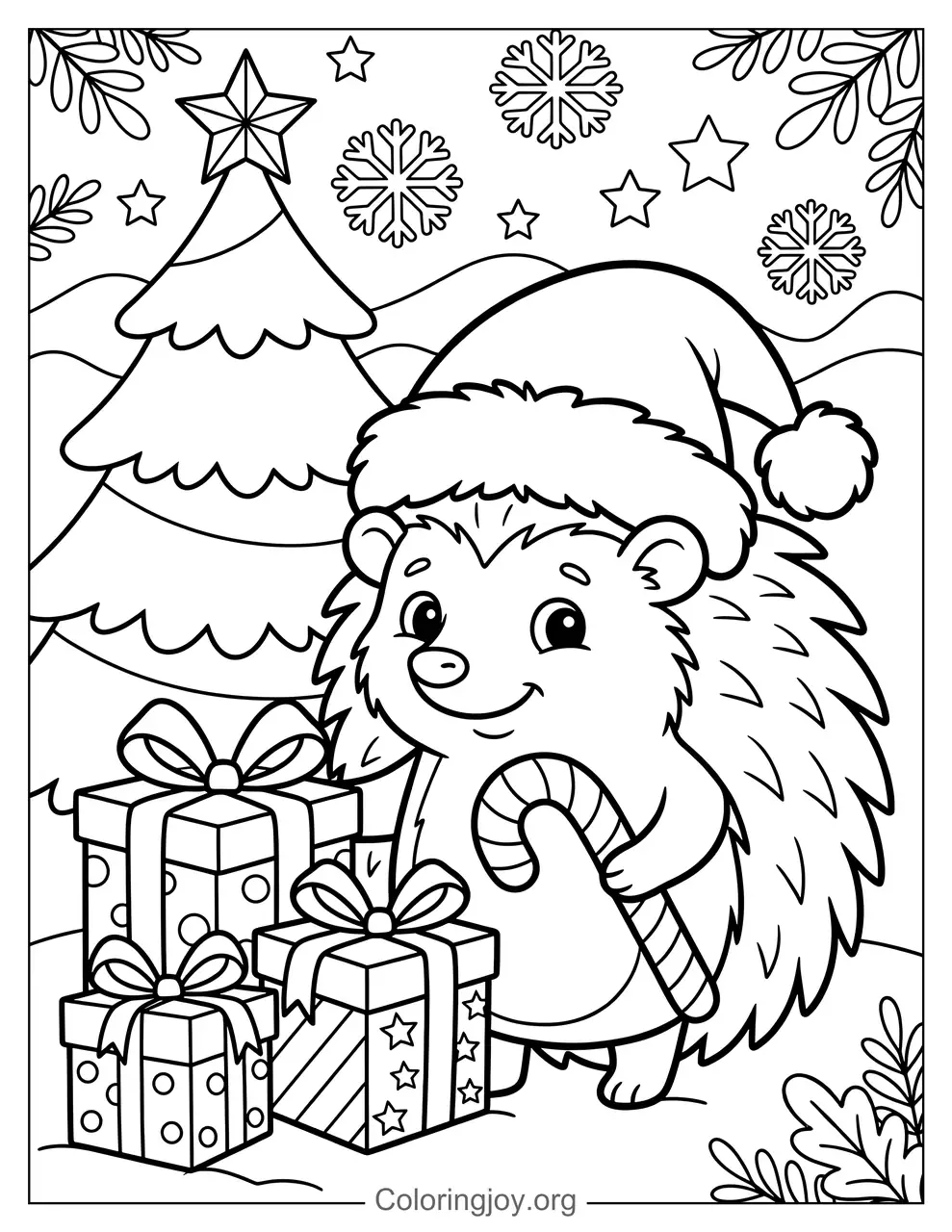 Christmas Hedgehog