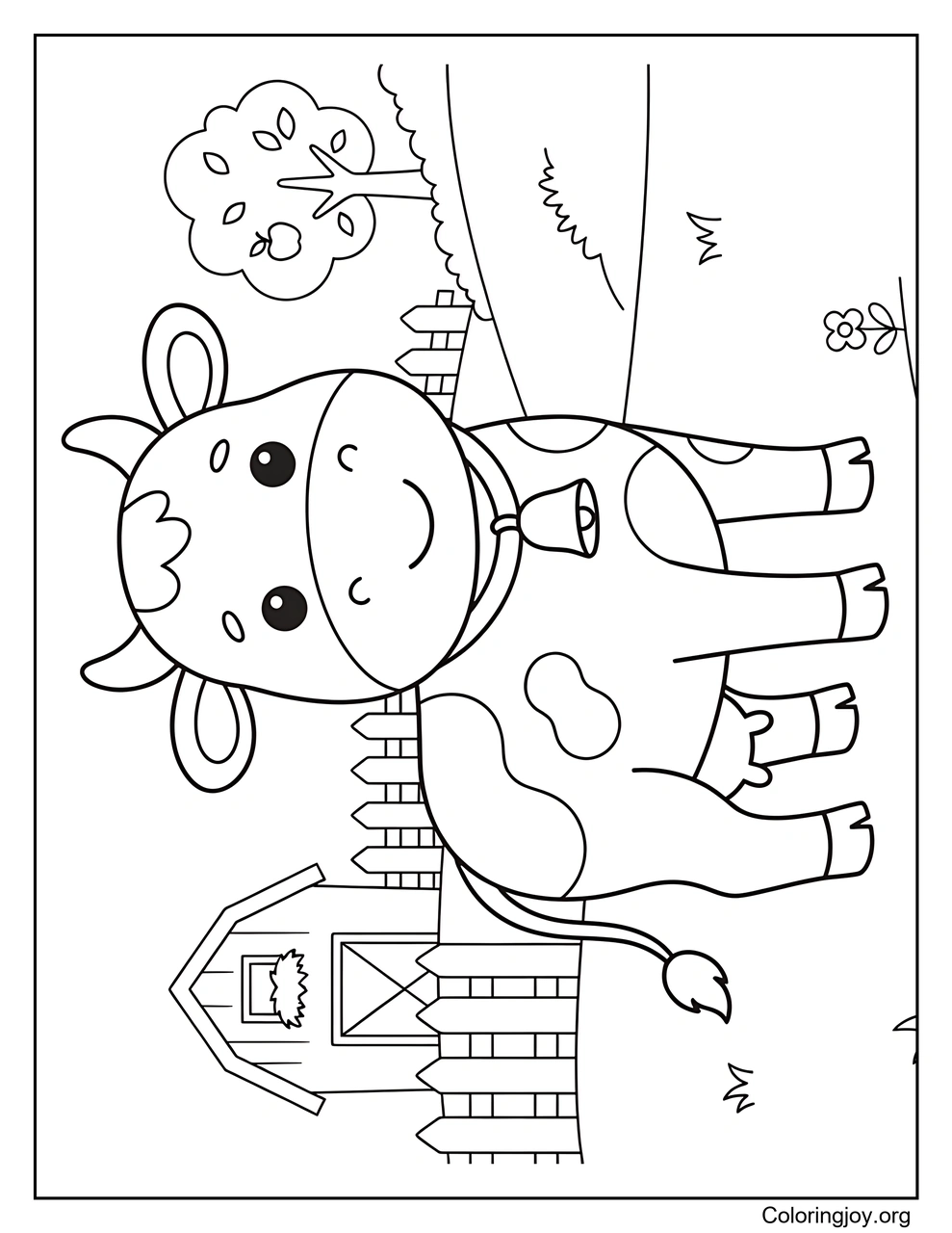 Cow on a Farm