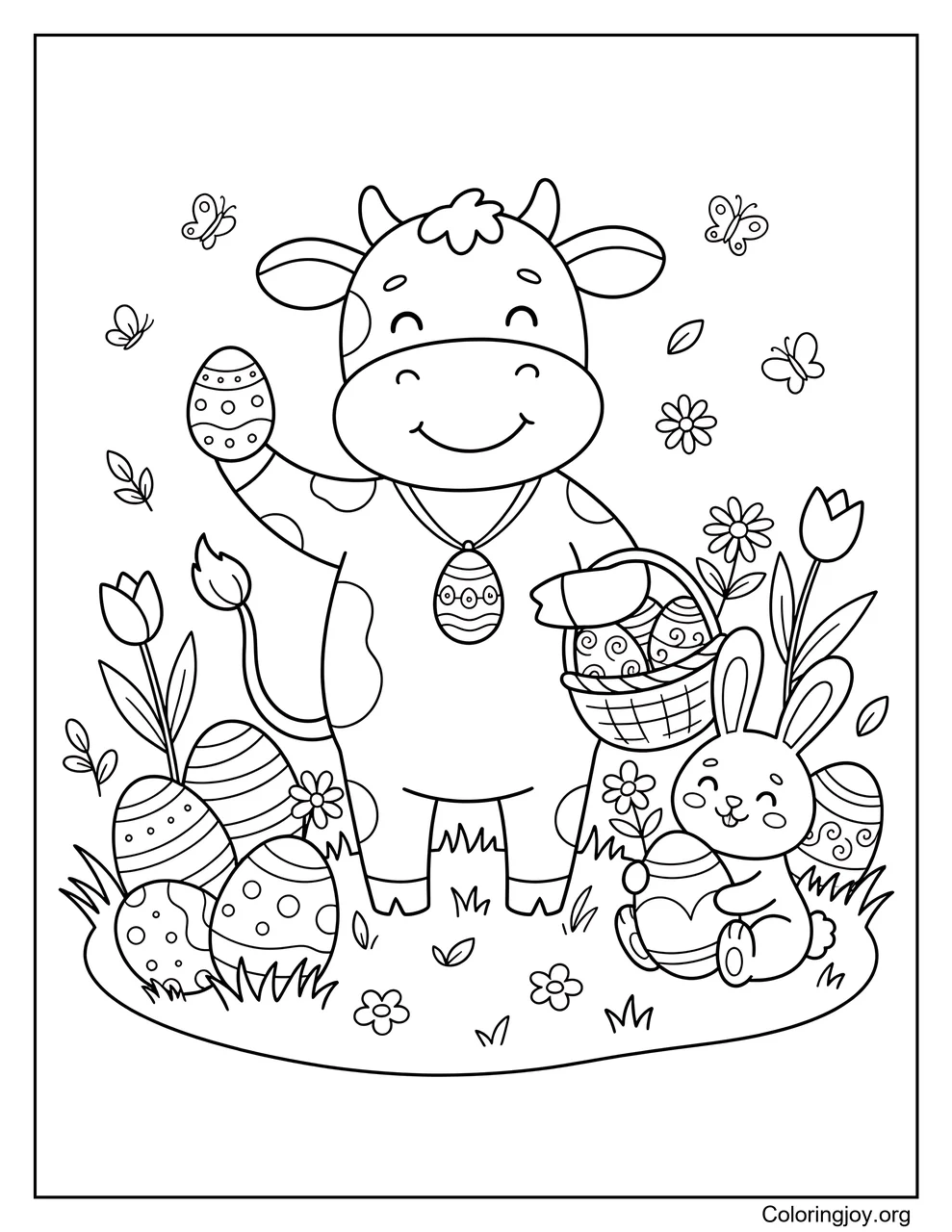 Easter Cow